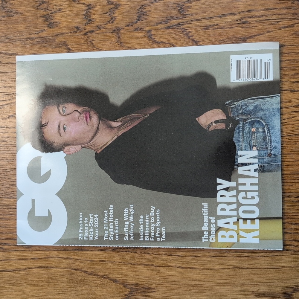 GQ Magazine The Beautiful Chaos Of Barry Keoghan February 2024 US Edition